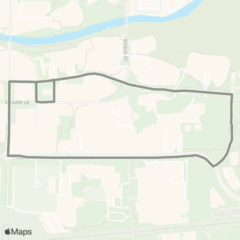 CATA East Neighborhood map