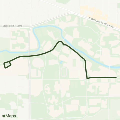 CATA University Village map