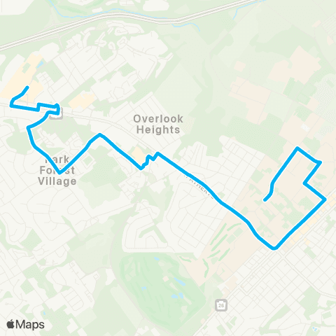 CATA Martin St / Aaron Dr map