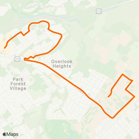 CATA Vairo Boulevard map