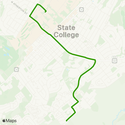 CATA Waupelani Exp map