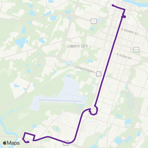 CAT Abercorn Local map