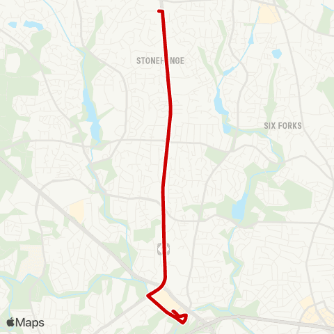 GORaleigh Creedmoor map