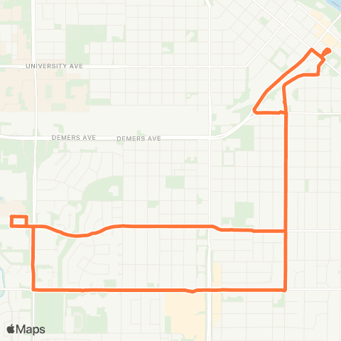 Cities Area Transit Altru Columbia Rd > Midtown - Downtown map