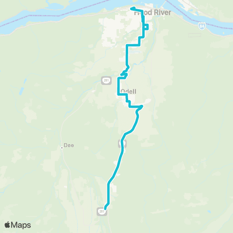 CAT Upper Valley map