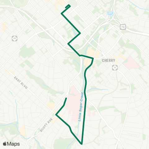 CATS Kings Drive map