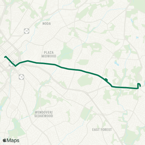CATS Central Avenue map