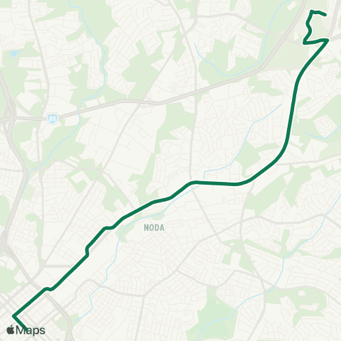 CATS North Tryon map