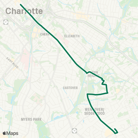 CATS Randolph Road map