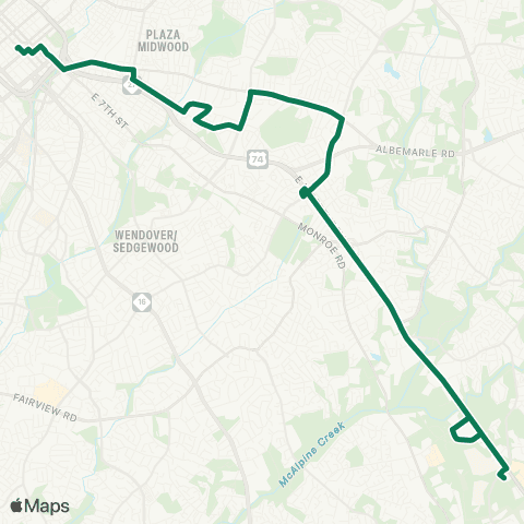 CATS Commonwealth Avenue map