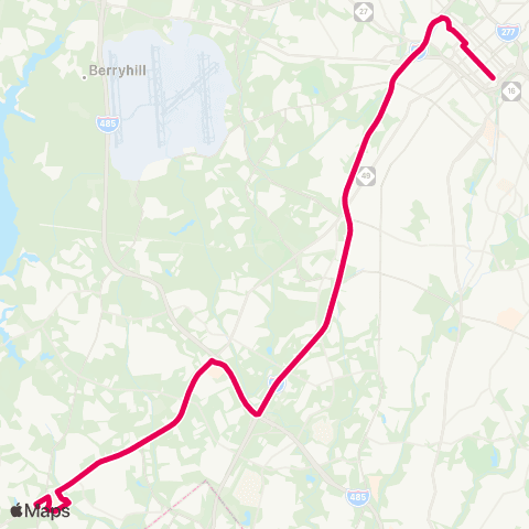 CATS Steele Creek Express map