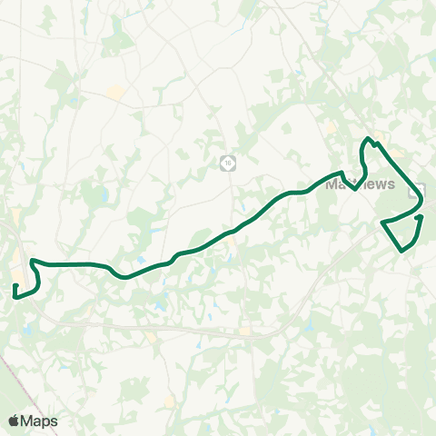 CATS Pineville-Matthews Road map