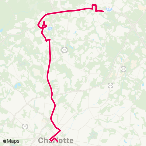 CATS Northlake Express map