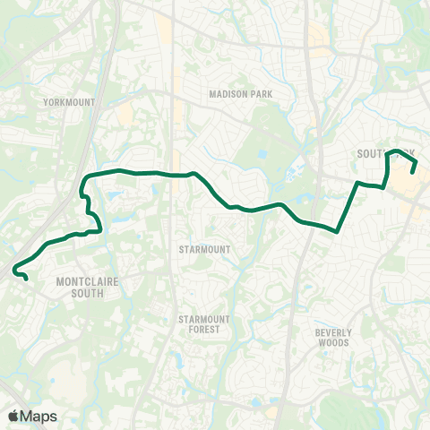 CATS Archdale / South Park map