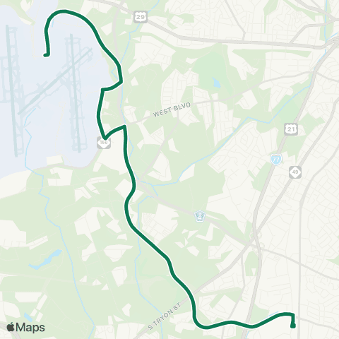 CATS Tyvola Road map