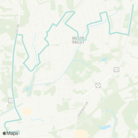 CATS Hidden Valley map