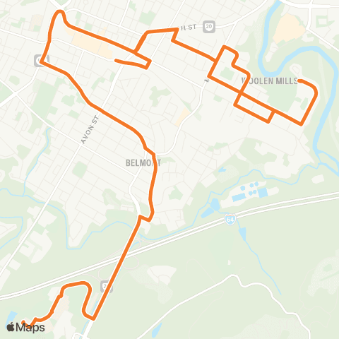 CAT Pvcc / Woolen Mills map