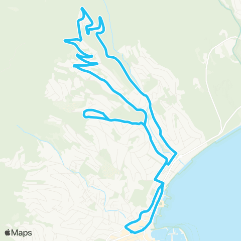 Navette Cavalaire  map