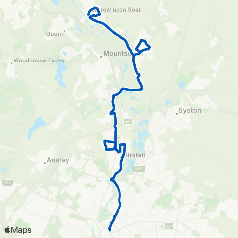 Centrebus N Gate Railway Station - Collinson Lane map
