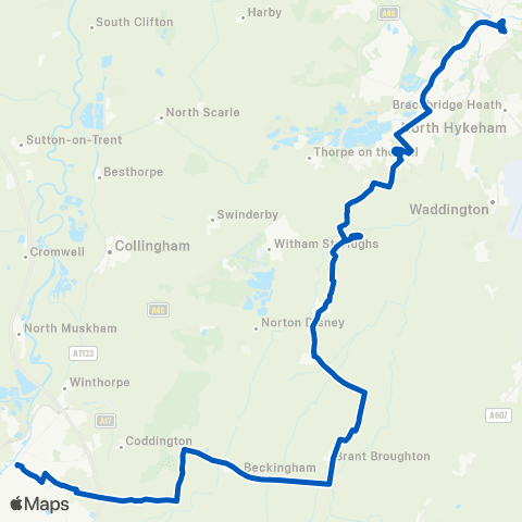 Centrebus Newark Bus Station - Central Bus Station map