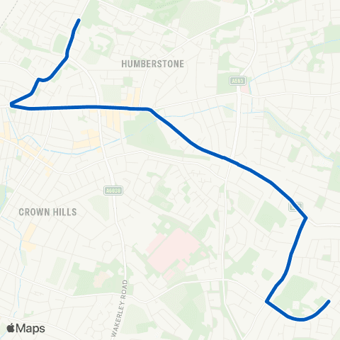 Centrebus Braybrooke Road - Chatteris Avenue map