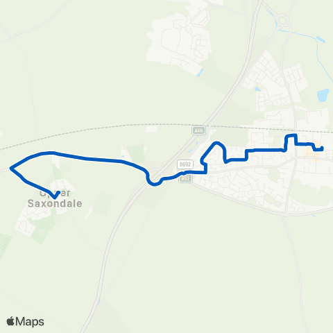 Centrebus Turning Circle - Robert Miles Junior Sch map