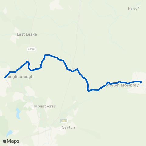 Centrebus Baxter Gate - St Mary's Way map