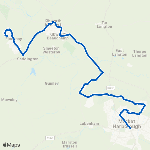 Centrebus Market Hall - Batchelor Road map