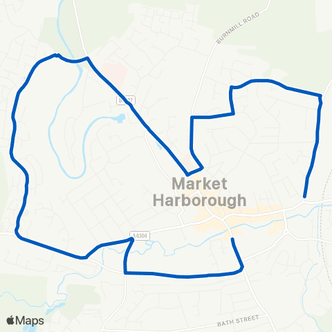 Centrebus Market Hall - Fernie Road map