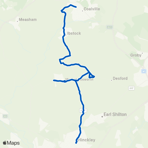 Centrebus Memorial Square - The Crescent Bus Sta map