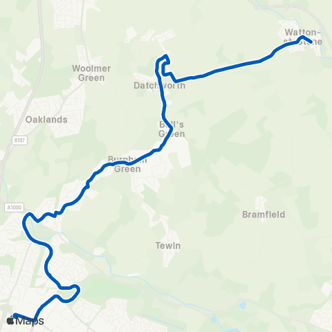 Centrebus The Bull Ph - Bus Station map
