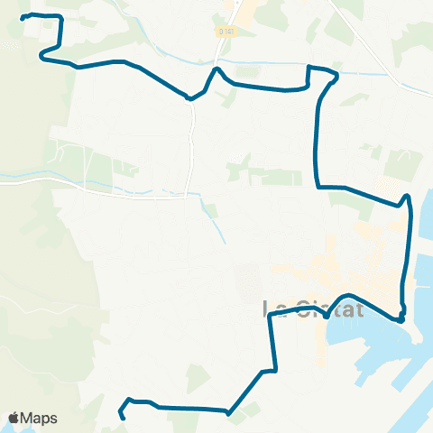 Ciotabus La Garde - Fardeloup École map
