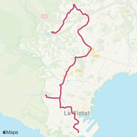 Ciotabus Le Mugel - Athélia 1 map