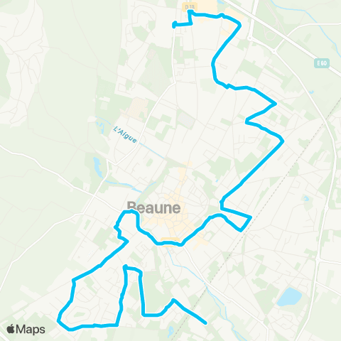 Côte&Bus Palais des Congrès - Collège Monge map