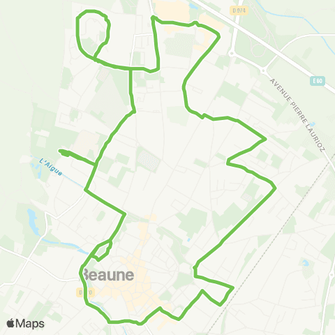 Côte&Bus Bataillon de la Garde - Gare map