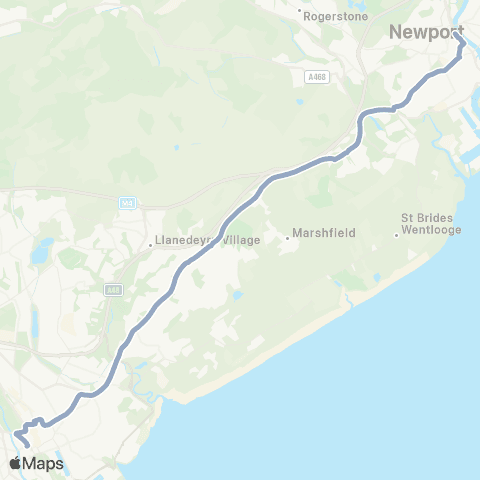 Cardiff Bus Friars Walk 15 - Cardiff Bus Interchange Bay 14 map