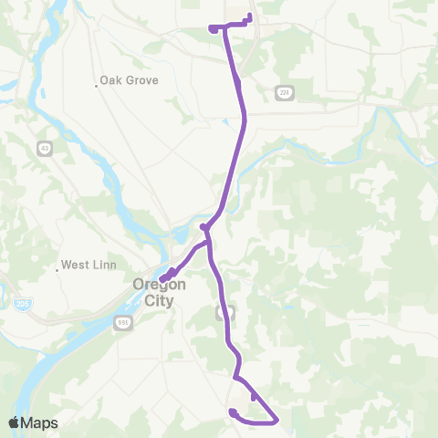 ClackCo CCC Xpress map