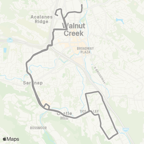County Connection Rossmoor / WCI map