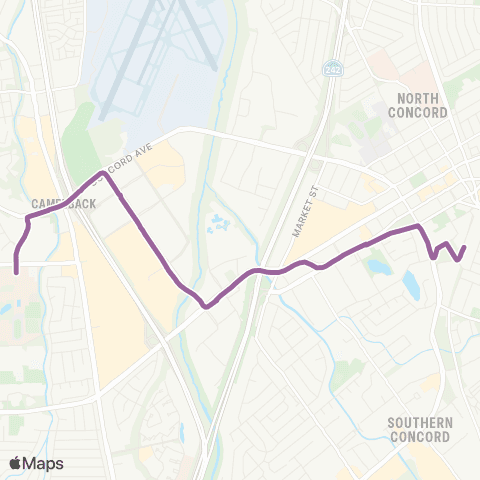 County Connection DVC / Concord BART map