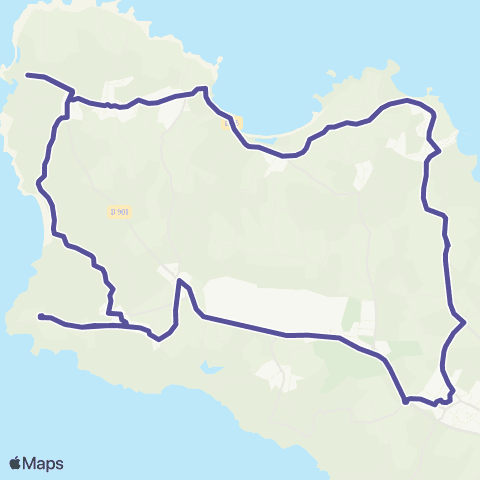 Cap Cotentin Route des Caps Nord map