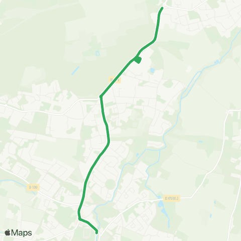 Navette de Montesquieu Léognan Ctre technique - Léognan Couhins / Chambéry map