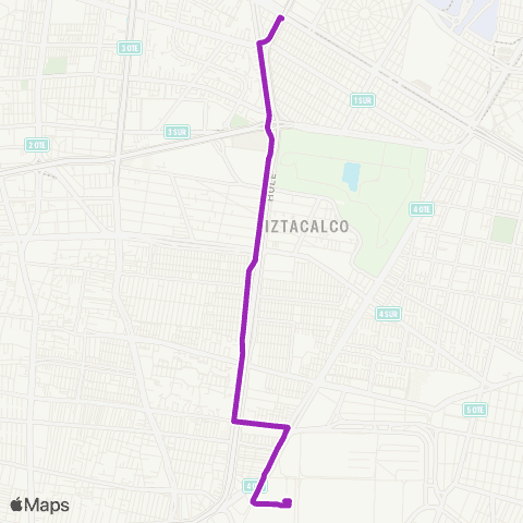Corredores Concesionados Centro de Abasto - Metro Aeropuerto map