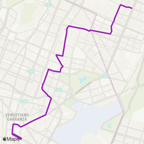 Corredores Concesionados Metro San Lázaro - Valle de Aragón - Múzquiz map