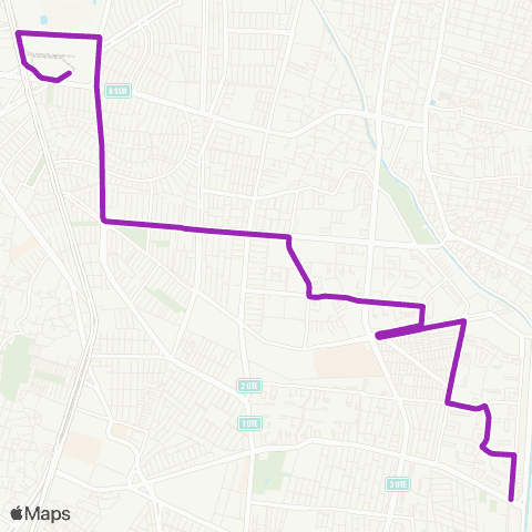 Corredores Concesionados Metro Taxqueña - UAM Xochimilco por Bachilleres 4 map