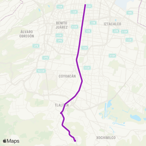 Corredores Concesionados Caseta a Cuernavaca - Izazaga map