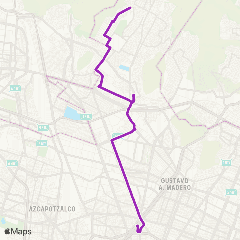 Corredores Concesionados Luis Donaldo Colosio - Metro La Raza map
