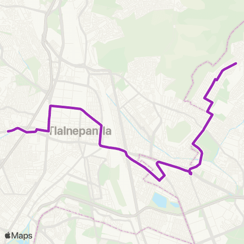 Corredores Concesionados Luis Donaldo Colosio - San Andrés map