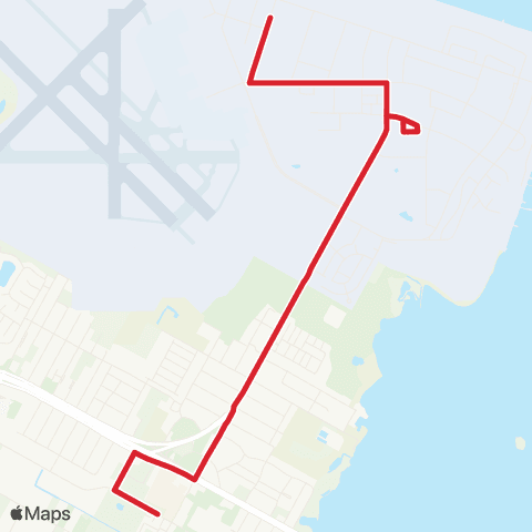CCRTA NAS Shuttle map