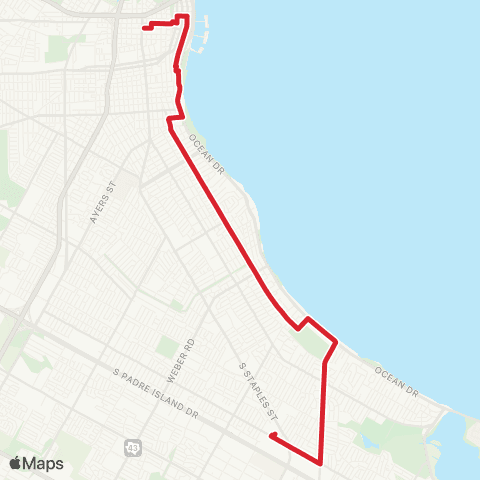 CCRTA Santa Fe / Malls map