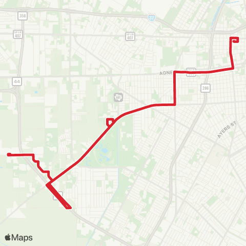 CCRTA Morgan / Port map